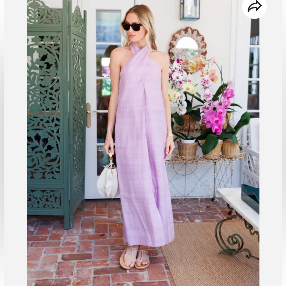NWT Julia Amory Stephanie Dress Lilac XS